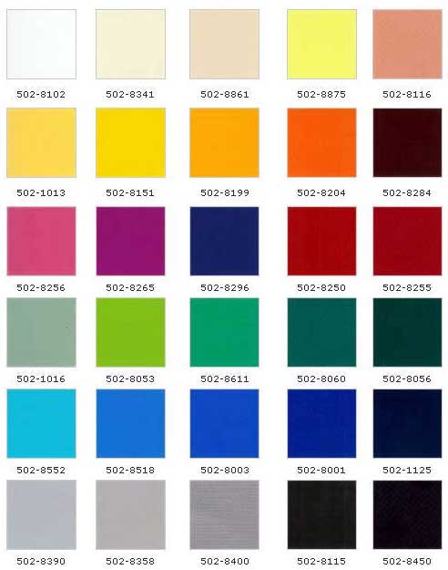 Architectural Vinyl Colours